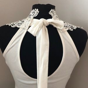 ❌SOLD❌ Trac lace collar above the knee dress